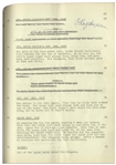 Moe Howard's 28pp. Script Dated April 1951 for The Three Stooges Film ''Hula-La-La'' -- With Annotations in Moe's Hand -- Very Good Condition